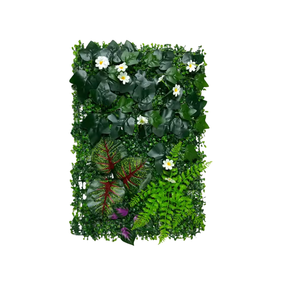 Un mur végétal dense et continu