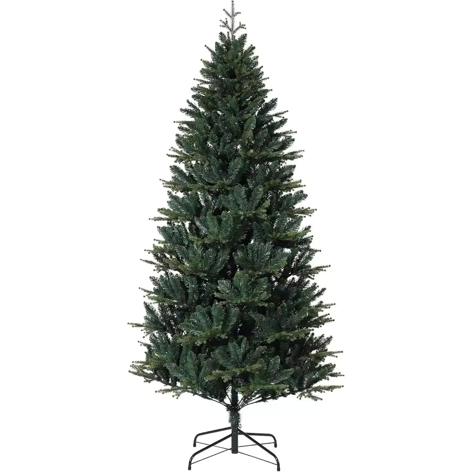 Sapin de Noël artificiel réaliste — 5 à 9 pieds, aiguilles denses PE/PVC