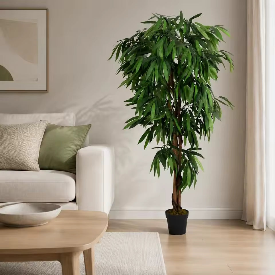 Manguier artificiel 150 cm avec tronc bois