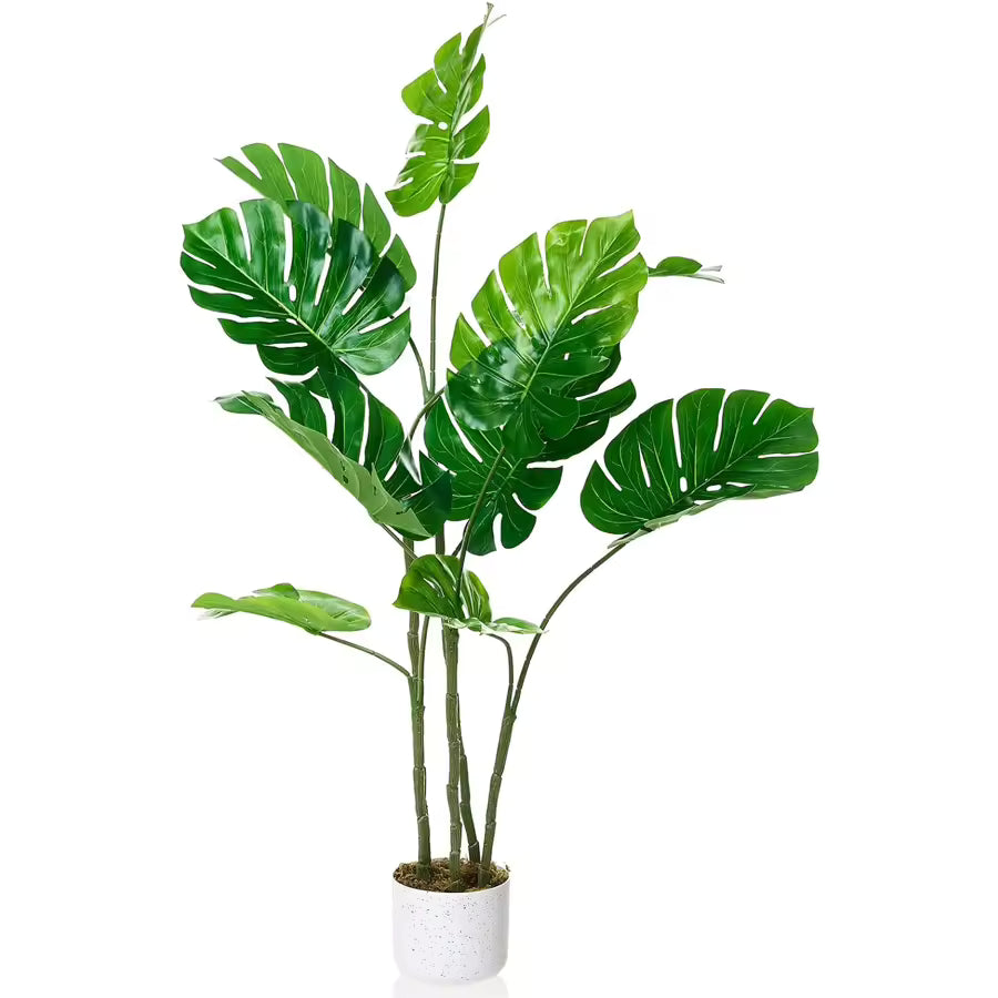 Monstera artificiel en pot