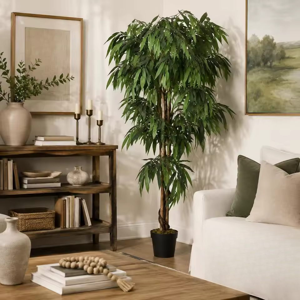 Manguier artificiel 150 cm avec tronc bois
